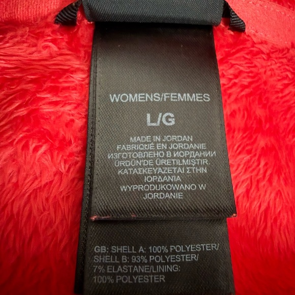 The North Face Vibrant Red Fleece - Picture 4 of 5